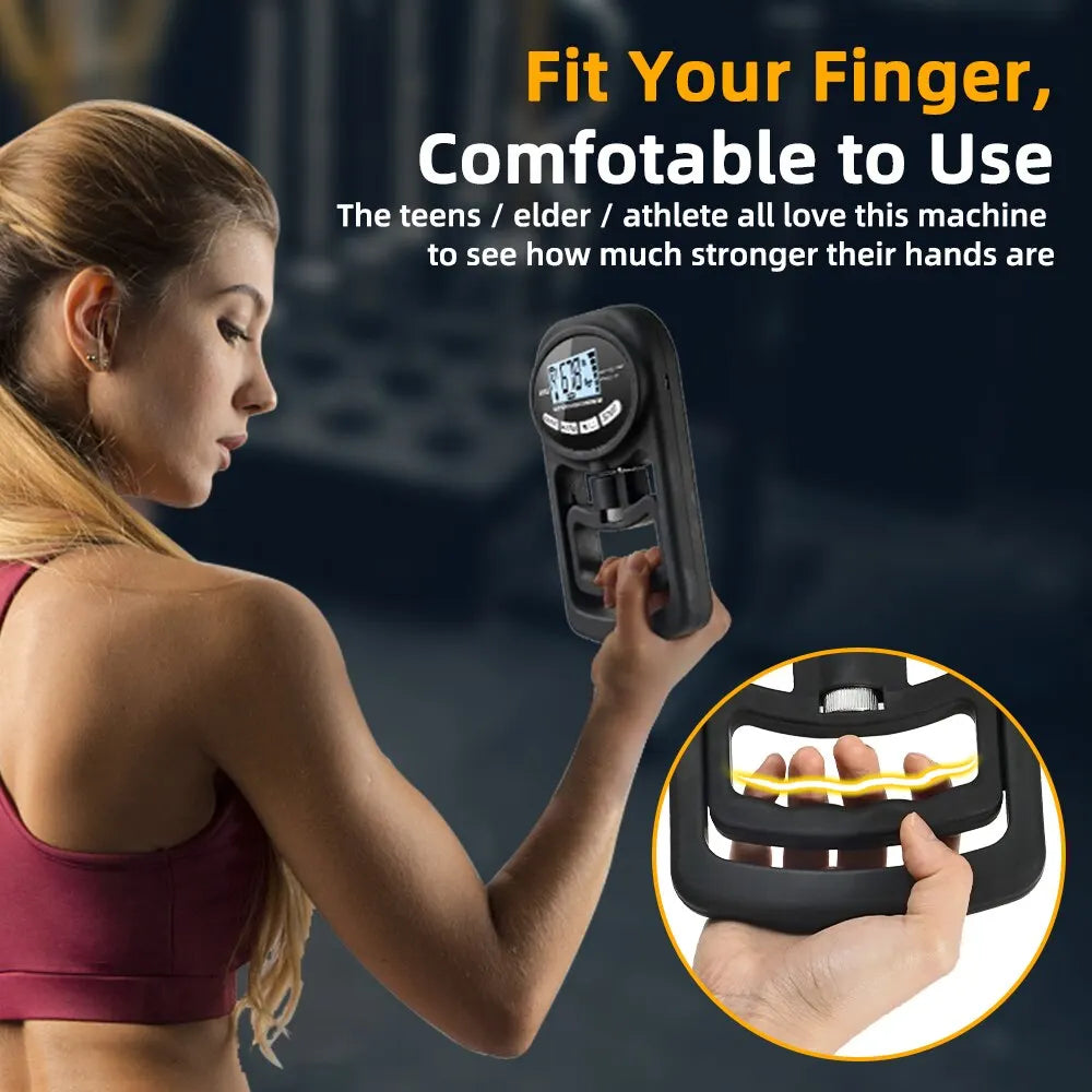 Revolutionize Your Training with the 265Lbs Digital Grip Strength Tester - USB Rechargeable Hand Dynamometer for Ultimate Power Performance